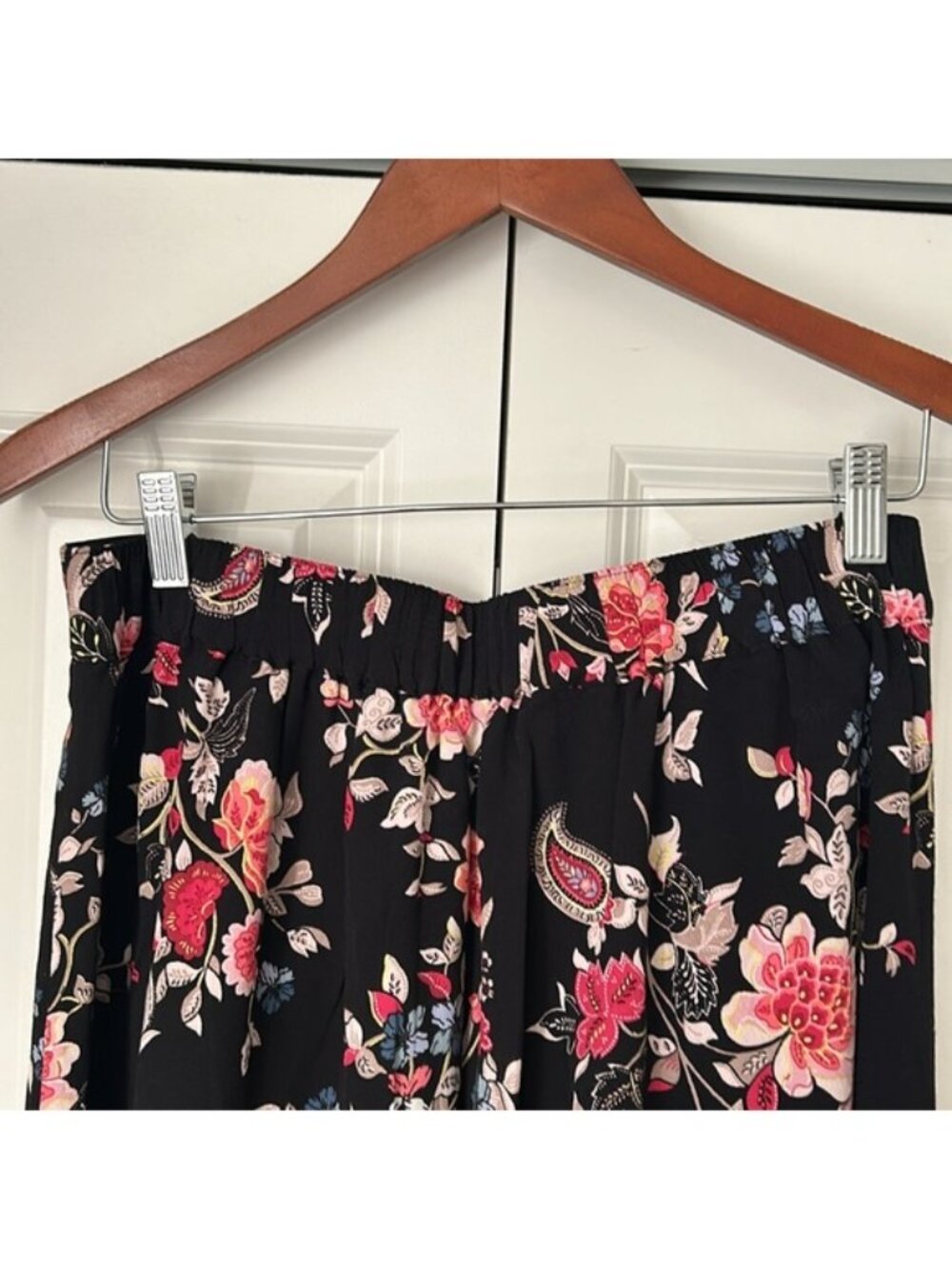 Floral front button down skirt - Picture 5 of 5